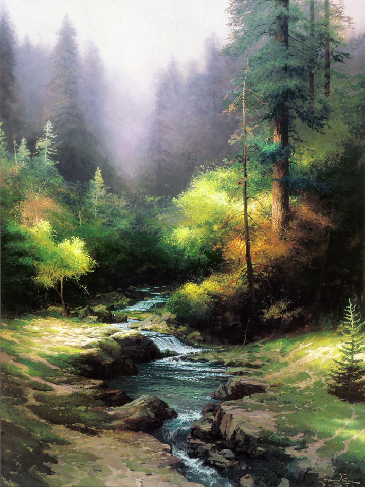 Thomas Kinkade Creekside Trail